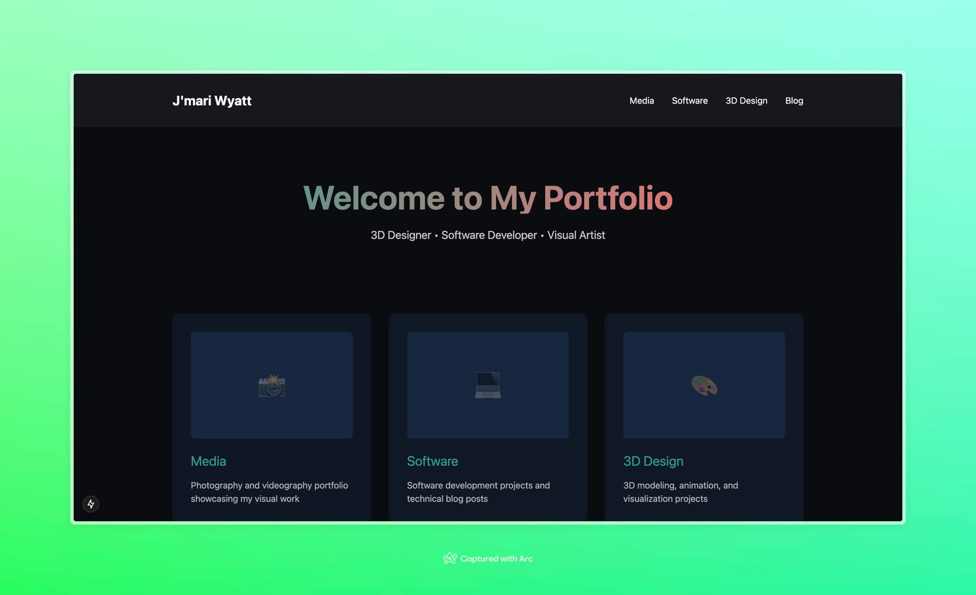 Creating My New Personal Site